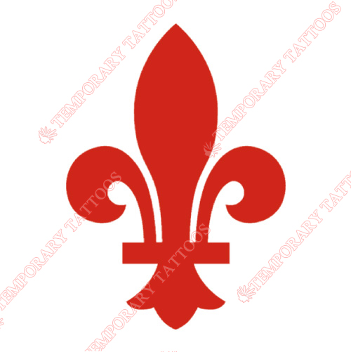 Quebec Nordiques Customize Temporary Tattoos Stickers NO.7148